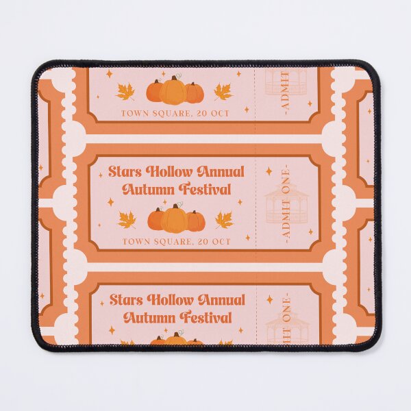 Item preview, Stars Hollow Autumn festival ticket designed and sold by h-helladesign.