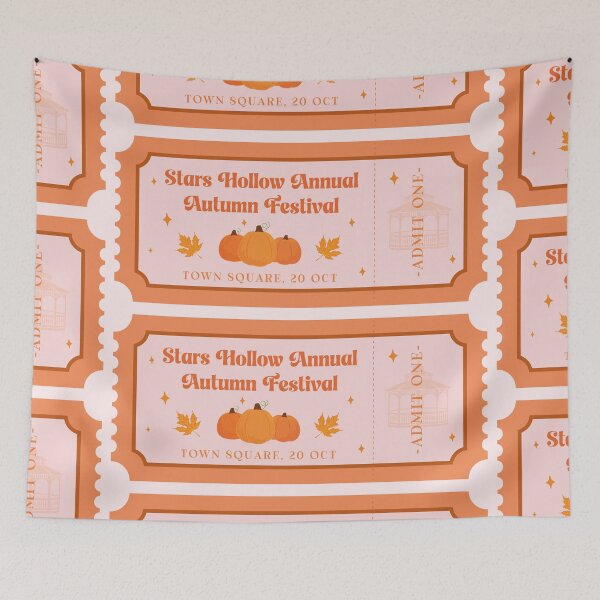 Item preview, Stars Hollow Autumn festival ticket designed and sold by h-helladesign.