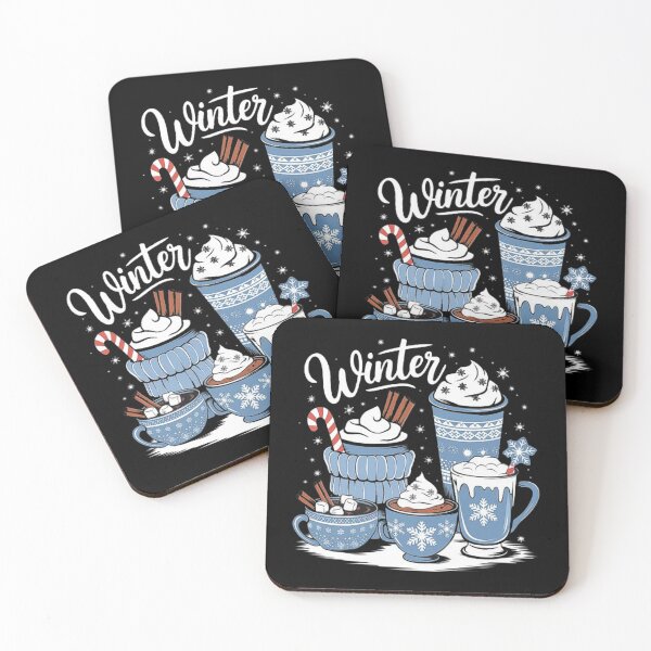 Item preview, Winter Hot Cocoa and Coffee Illustration: Cozy Winter Vibes designed and sold by love3617.