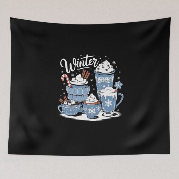 Item preview, Winter Hot Cocoa and Coffee Illustration: Cozy Winter Vibes designed and sold by love3617.