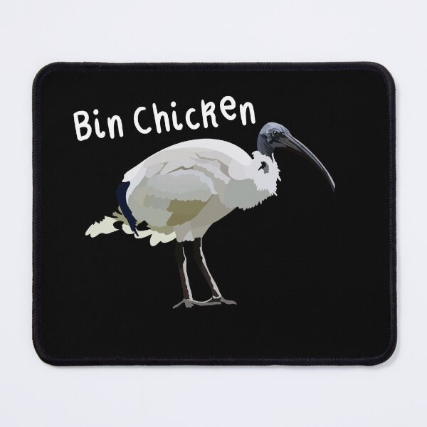 Item preview, A is for Australian White Ibis ,Australian White Ibis – “Bin Chicken” Funny Slogan Wildlife Design designed and sold by PrettylittlepastelUk.