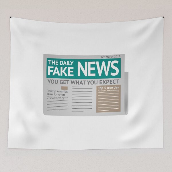 Item preview, The daily FAKE NEWS, funny daily newspaper designed and sold by peter2art.