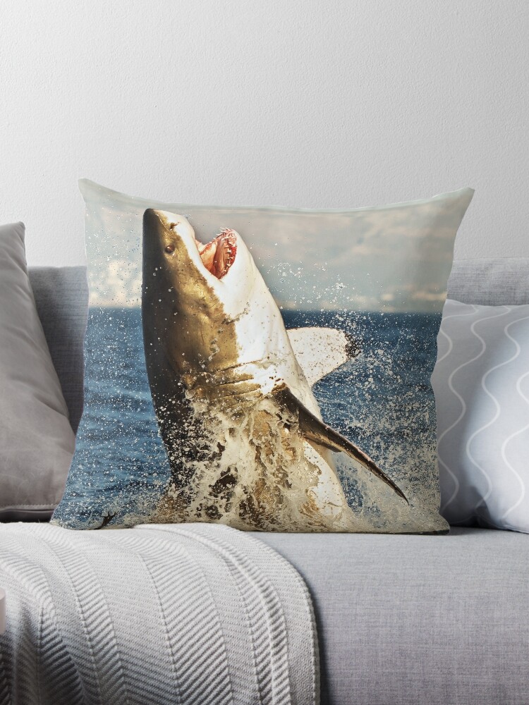 Shark hotsell throw pillow