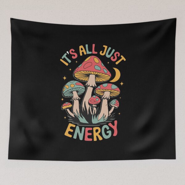 Item preview, Aesthetic Mushroom Energy- ITS ALL JUST ENERGY designed and sold by FEBRICAST.