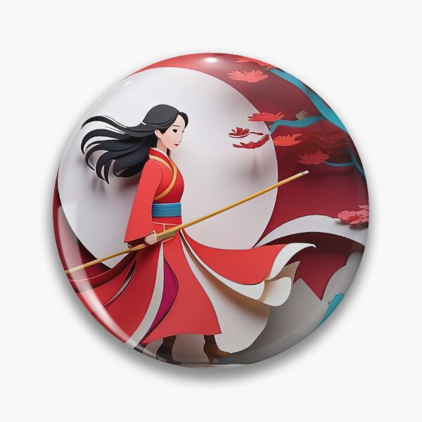 Item preview, Scene Cutout Creation Inspired by the Character and legend of Mulan designed and sold by NeoAntique-Art.