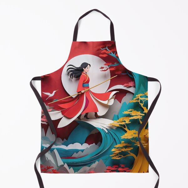 Item preview, Scene Cutout Creation Inspired by the Character and legend of Mulan designed and sold by NeoAntique-Art.