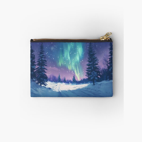 Item preview, Northern Lights Over Snowy Landscape designed and sold by Alin Richard Iovănuț.