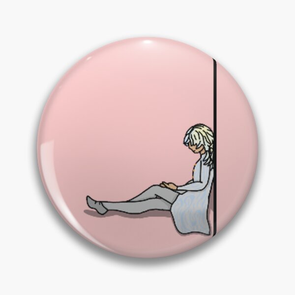 Item preview, Livian leaning on a wall designed and sold by Lavender-Quill.