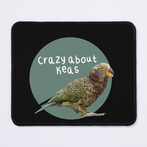 Item preview, K is for Kea Keeper,Kea Keeper Design – Dedicated Bird Care and Wildlife Keeper Artwork designed and sold by PrettylittlepastelUk.