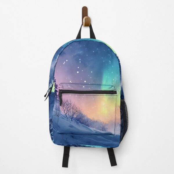 Item preview, Auroras boreales sobre un paisaje nevado designed and sold by Alin Richard Iovănuț.
