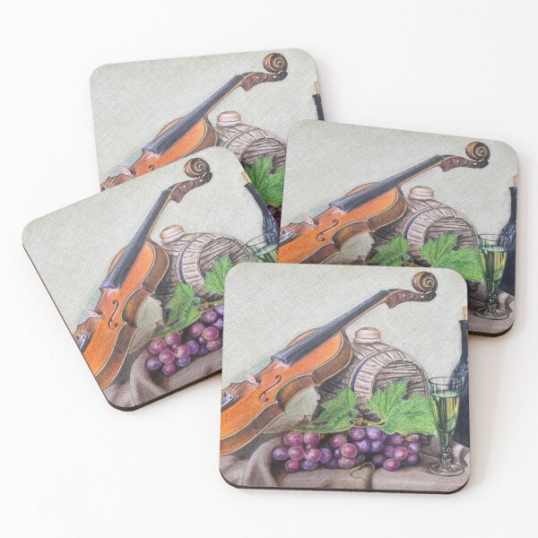 Item preview, My Sunday: Violin. Wine. Grapes designed and sold by InspireStudio4E.