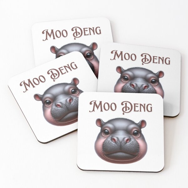 Item preview, Moo Deng - The Viral Hippo Face designed and sold by GorinART.