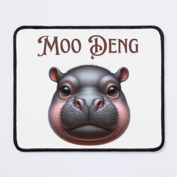 Item preview, Moo Deng - The Viral Hippo Face designed and sold by GorinART.