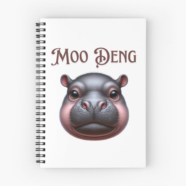 Item preview, Moo Deng - The Viral Hippo Face designed and sold by GorinART.