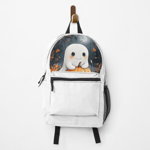 Item preview, Ghost with pumpkin designed and sold by Proteinmalac.