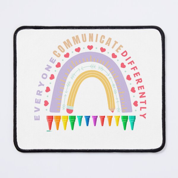 Item preview,  Everyone Communicate Differently funny saying mom designed and sold by PROTONEDL.