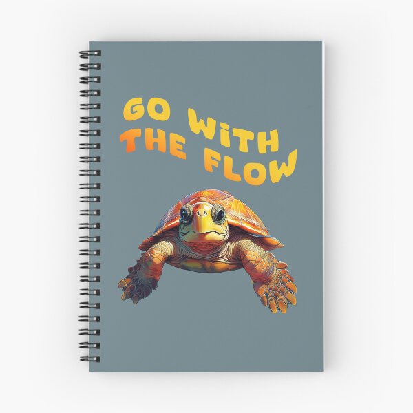 Item preview, GO WITH THE FLOW Tortoise sea lovers designed and sold by La Loca.