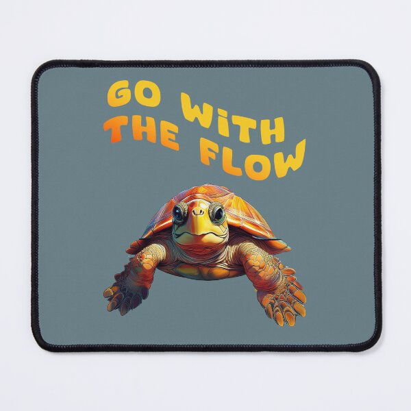 Item preview, GO WITH THE FLOW Tortoise sea lovers designed and sold by La Loca.