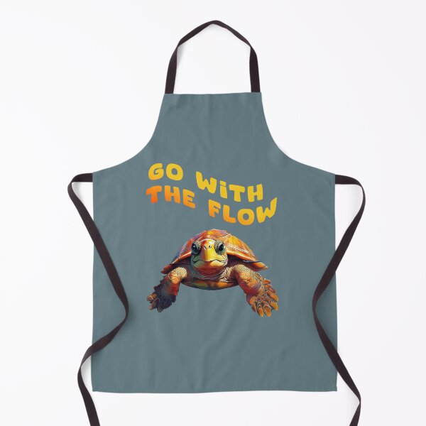 Item preview, GO WITH THE FLOW Tortoise sea lovers designed and sold by La Loca.
