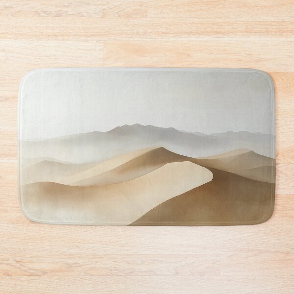 Item preview, Soft Sand Dunes in Mist | Minimalist Desert Landscape designed and sold by solynneart.