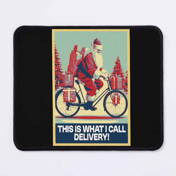 Item preview, Santa Claus Riding A Bicycle Funny Christmas designed and sold by TrueArtsStore.