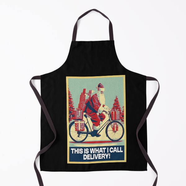 Item preview, Santa Claus Riding A Bicycle Funny Christmas designed and sold by TrueArtsStore.