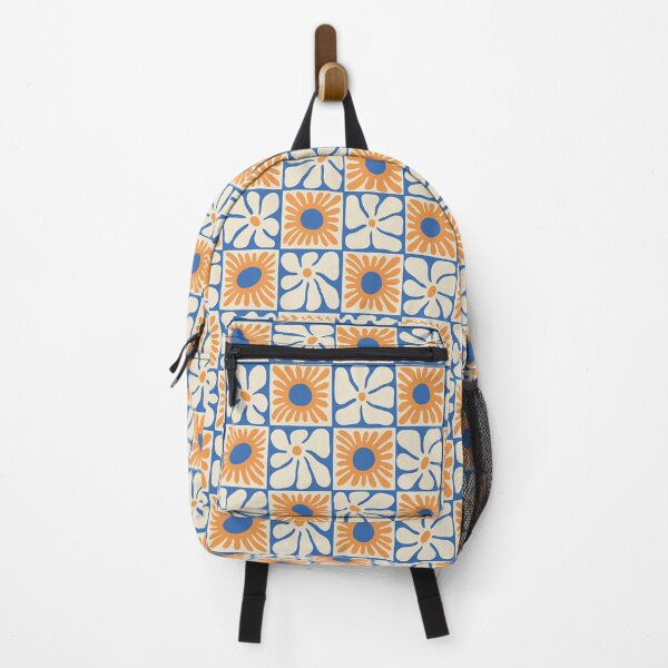 Item preview, Retro flower repeating pattern, 70s aesthetic, 70s colours designed and sold by CEB1700.