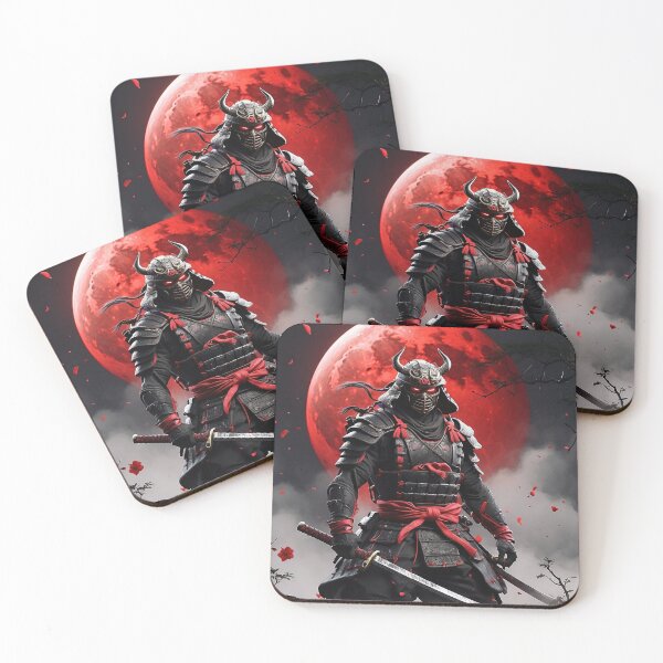 Item preview, Red Moon Samurai designed and sold by NeoAntique-Art.