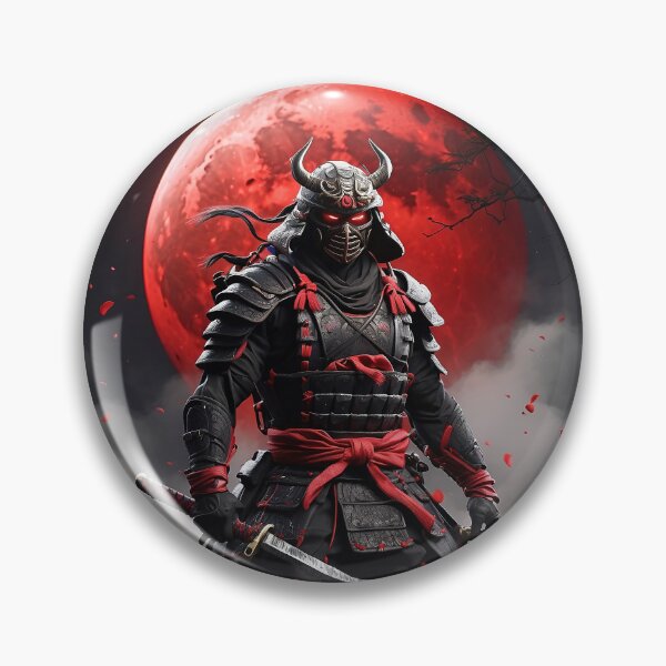 Item preview, Red Moon Samurai designed and sold by NeoAntique-Art.
