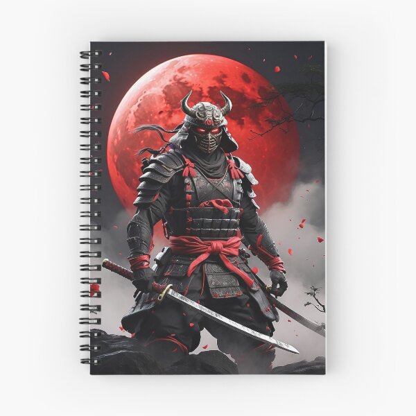 Item preview, Red Moon Samurai designed and sold by NeoAntique-Art.