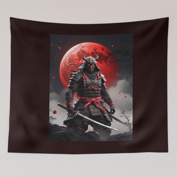 Item preview, Red Moon Samurai designed and sold by NeoAntique-Art.