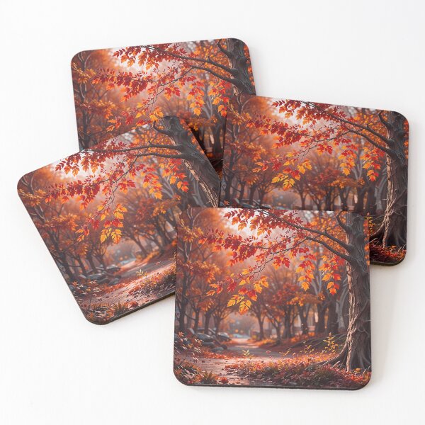 Item preview, Peaceful Autumn Forest Landscape designed and sold by TheArtOfPat.