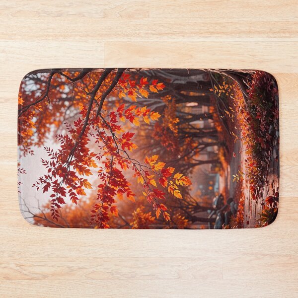 Item preview, Peaceful Autumn Forest Landscape designed and sold by TheArtOfPat.