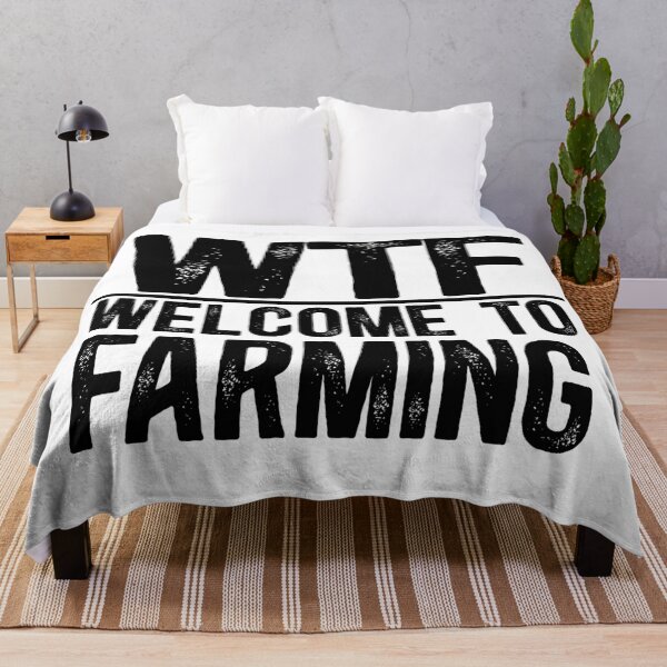 Item preview, WTF Welcome To Farming designed and sold by TeesYouWant.