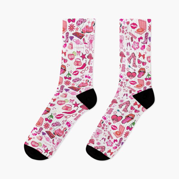 Item preview, Funky pink pattern print designed and sold by RainbowVelvet.