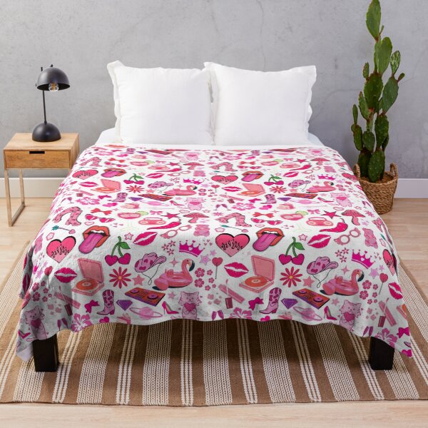 Item preview, Funky pink pattern print designed and sold by RainbowVelvet.