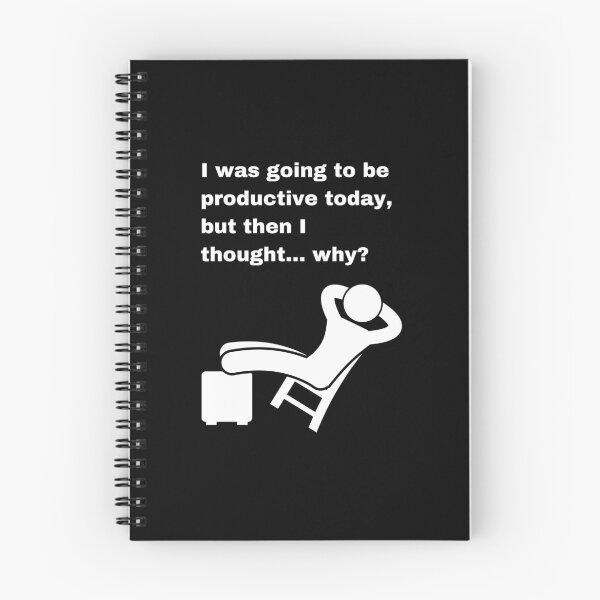 Item preview, Why Be Productive? Funny Procrastination Quote designed and sold by Creastore.