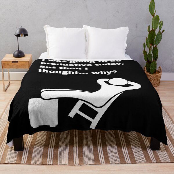 Item preview, Why Be Productive? Funny Procrastination Quote designed and sold by Creastore.