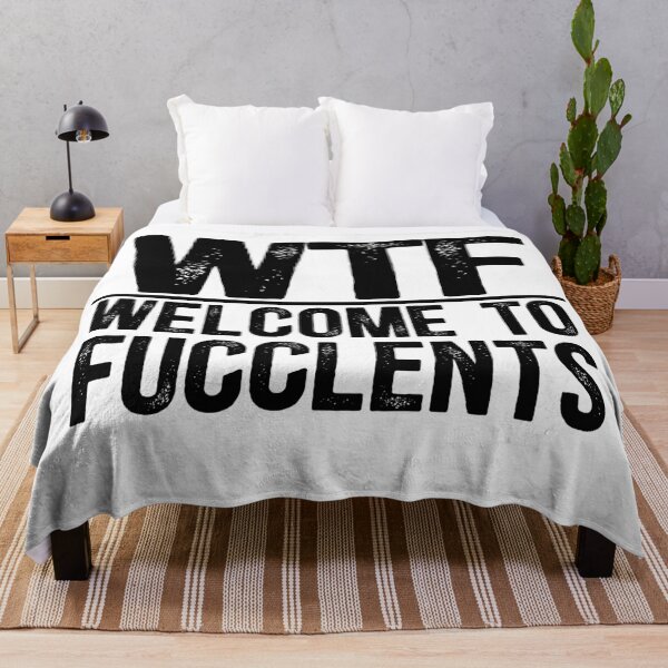 Item preview, WTF Welcome To Fucclents designed and sold by TeesYouWant.