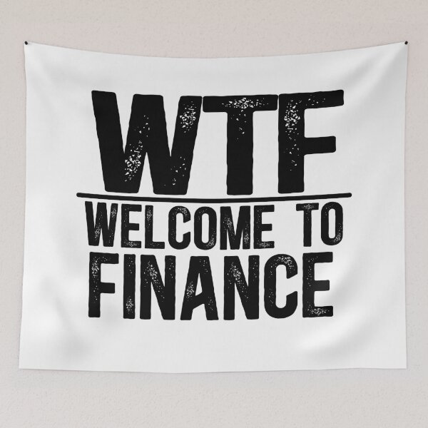 Item preview, WTF Welcome To Finance designed and sold by TeesYouWant.