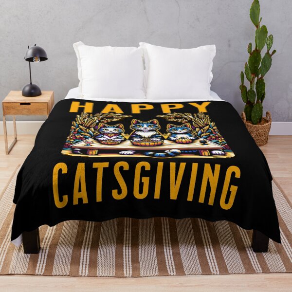 Item preview, Happy Catsgiving - Funny Thanksgiving design. designed and sold by ReneMM.