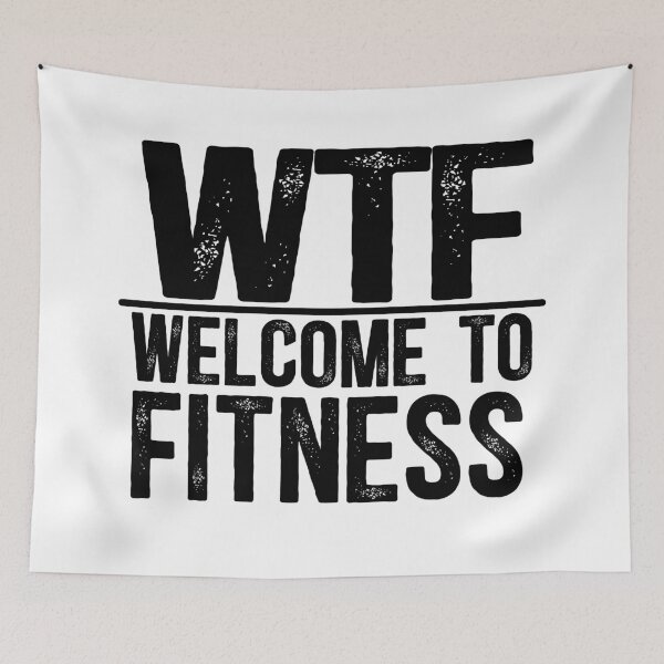 Item preview, WTF Welcome To Fitness designed and sold by TeesYouWant.
