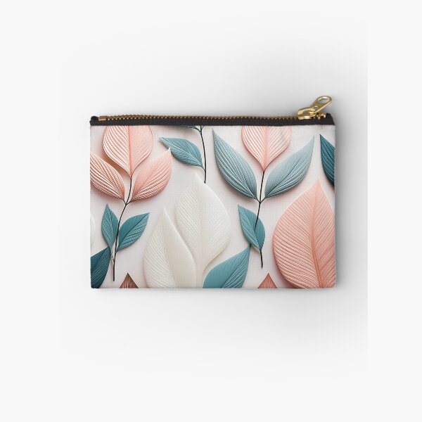 Item preview, A sleek, contemporary pattern design with simple, geometric leaf shapes in muted colors. designed and sold by HEMRO.