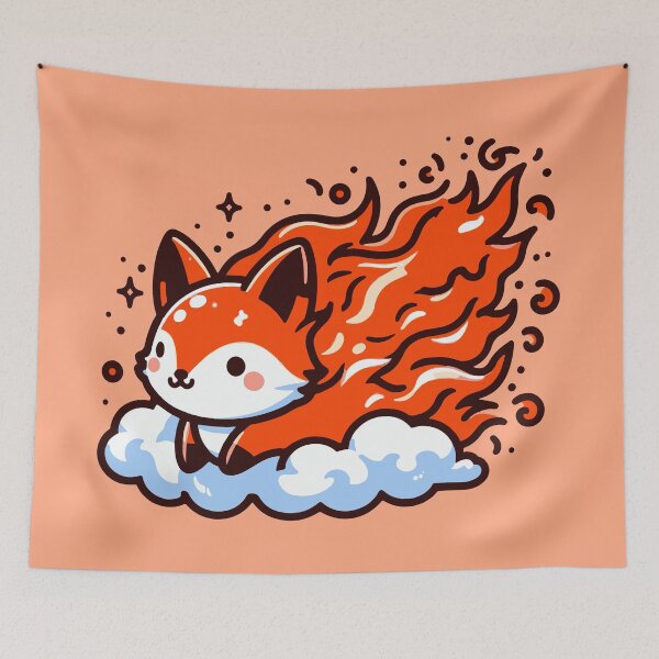 Item preview, Fired Fox Spirit designed and sold by bhoomin7.