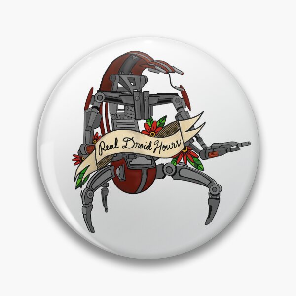 Item preview, Droideka Flash Tattoo designed and sold by Real Droid Hours.