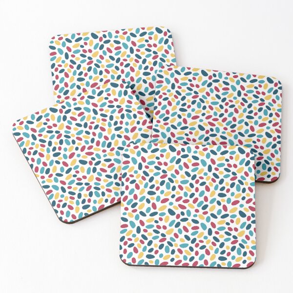 Item preview, Abstract colorful confetti pattern mixed vivid tones designed and sold by NiibDesigns.