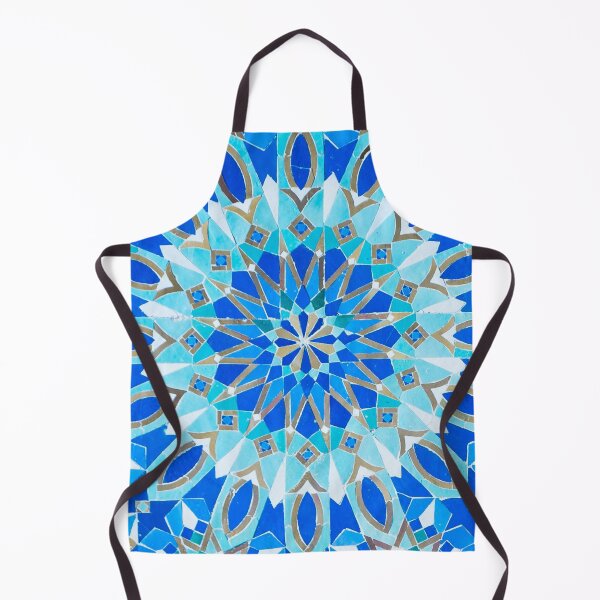 Item preview, Moroccan Tile - Zellige Wall II Cobalt designed and sold by TRVLR Designs.