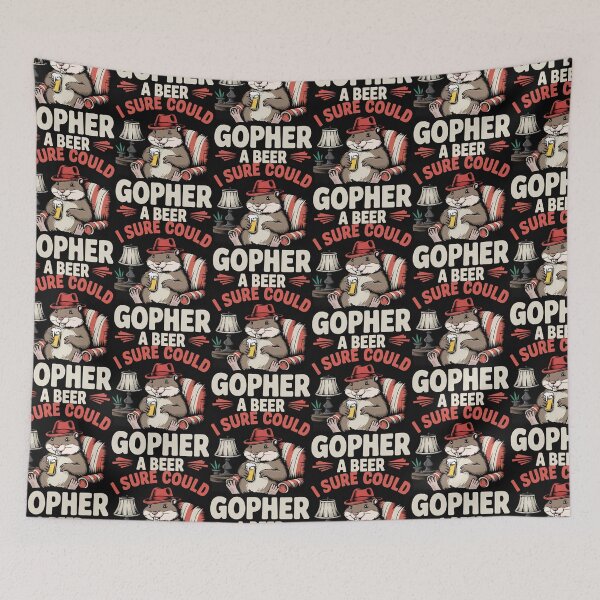 Item preview, I sure could gopher a beer designed and sold by marfanna.