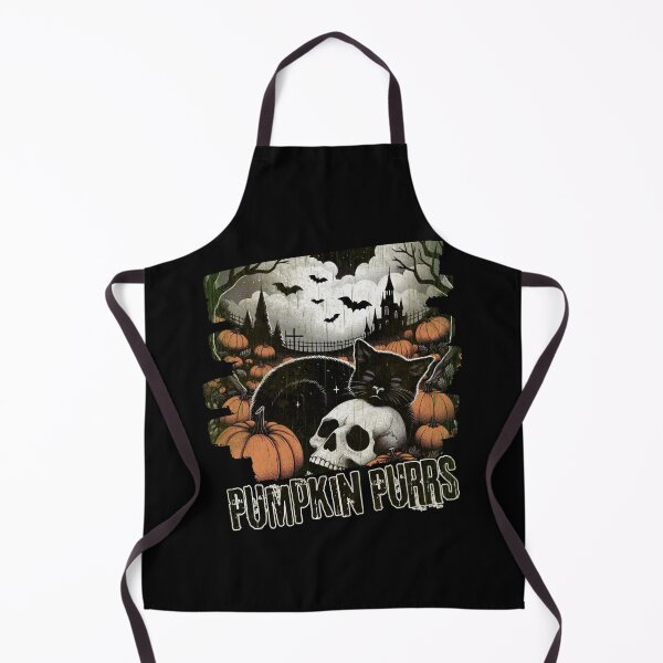 Item preview, Cats in the Pumpkin Patch, skull and Halloween, autumn, Black Cat Witch, Pumpkin Purrs, Spooky Season Halloween designed and sold by Collagedream.