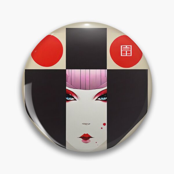 Item preview, Minimal Square Geisha 2 designed and sold by NeoAntique-Art.